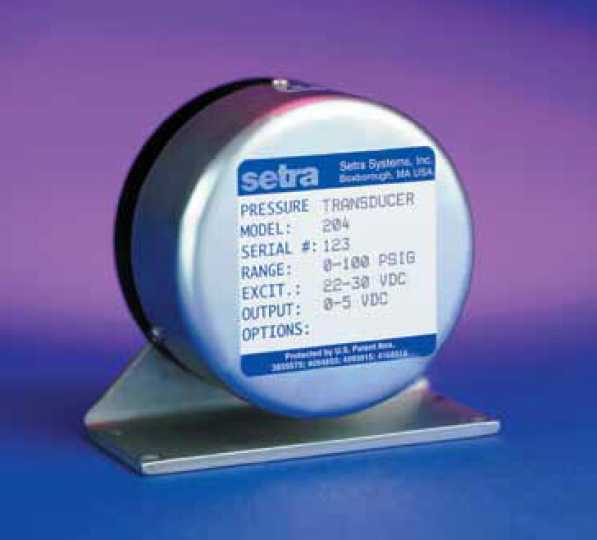 Setra Systems, Inc. - 204/C20(High Accuracy Pressure Transducers